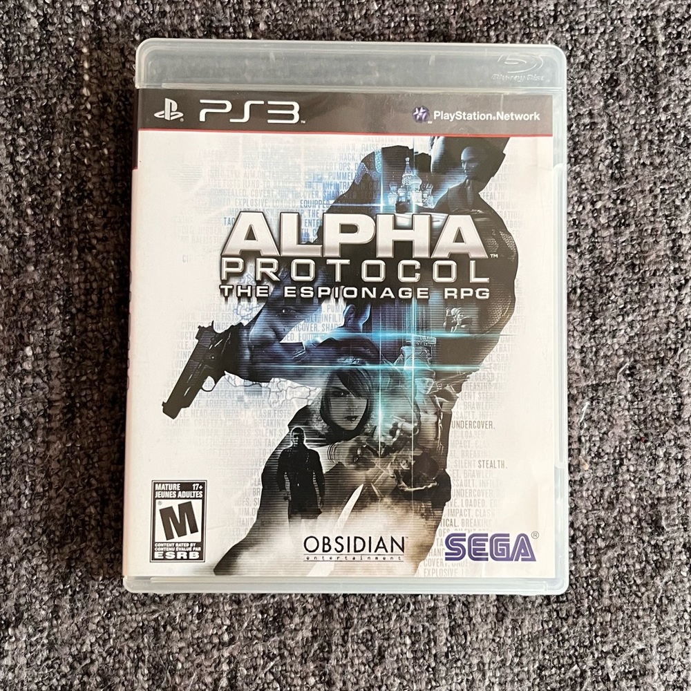 Alpha Protocol Sony‎ Playstation 3 PS3 Game Complete
